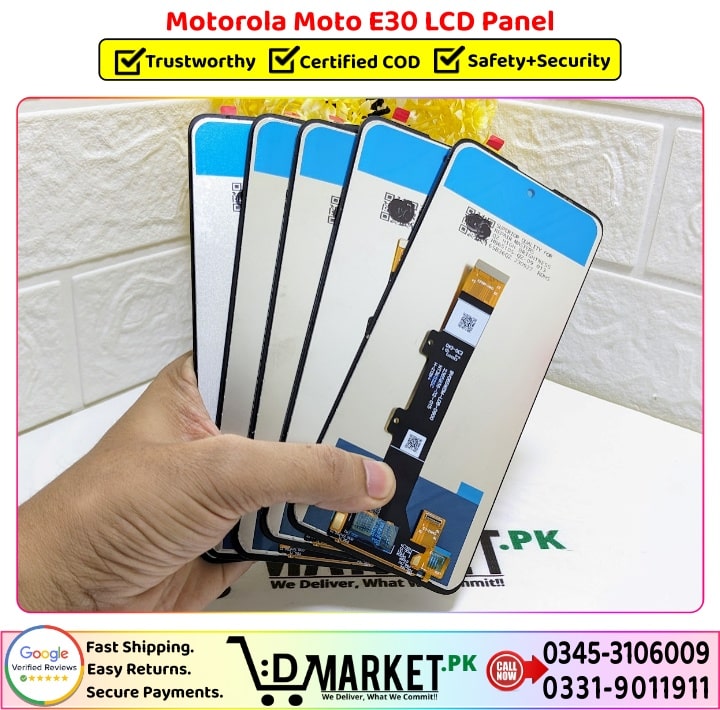 Motorola Moto E30 LCD Panel Price In Pakistan