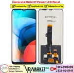 Motorola Moto E7 Power LCD Panel Price In Pakistan