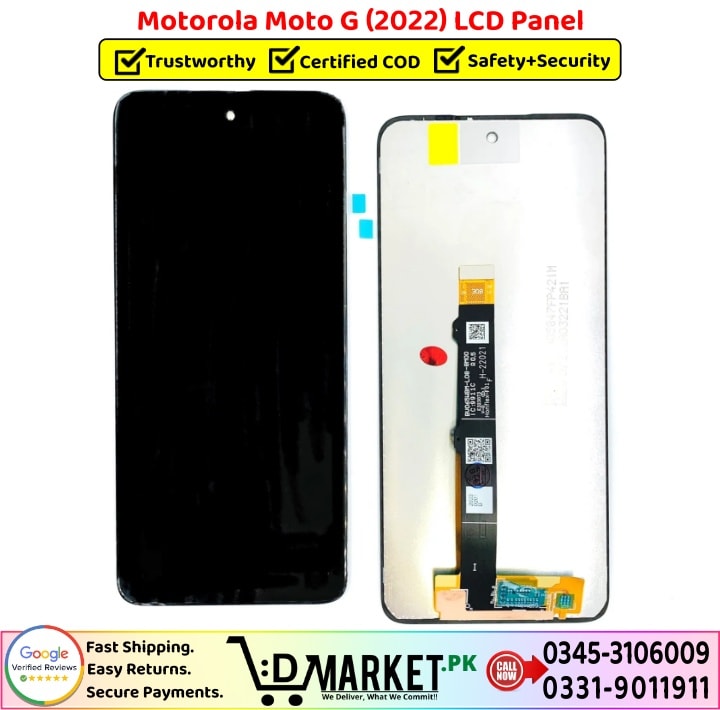 Motorola Moto G 2022 LCD Panel Price In Pakistan