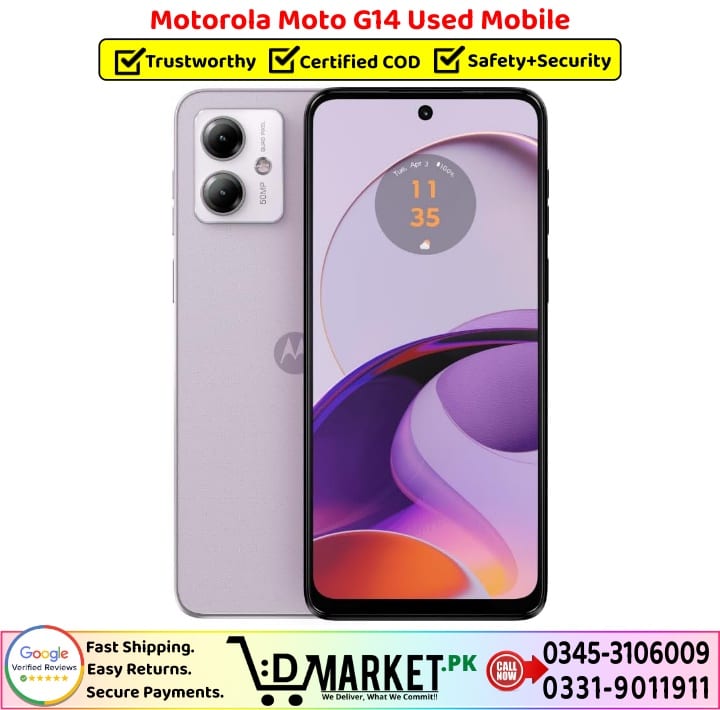 Motorola Moto G14 Used Price In Pakistan