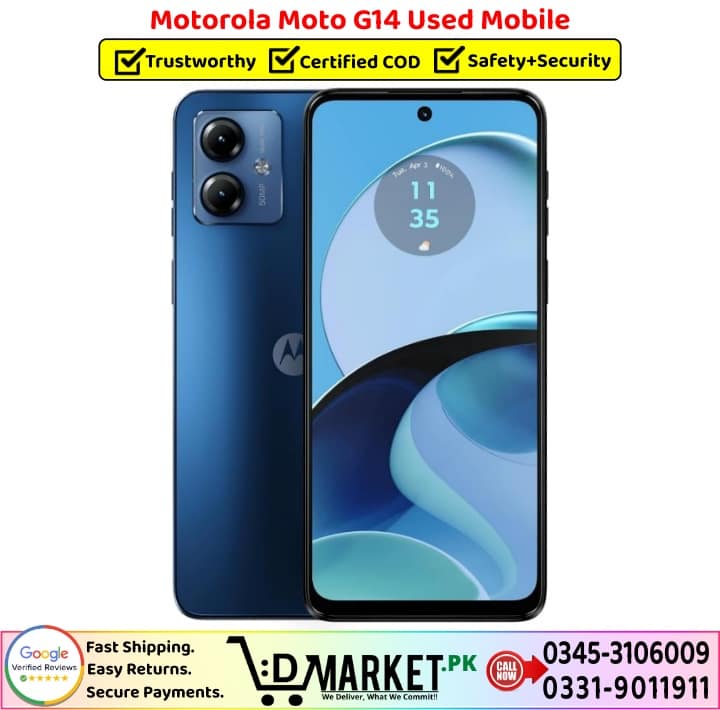 Motorola Moto G14 Used Price In Pakistan