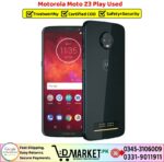 Motorola Moto Z3 Play Used Price In Pakistan