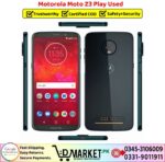 Motorola Moto Z3 Play Used Price In Pakistan
