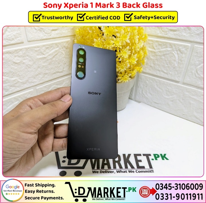Sony Xperia 1 Mark 3 Back Glass Original