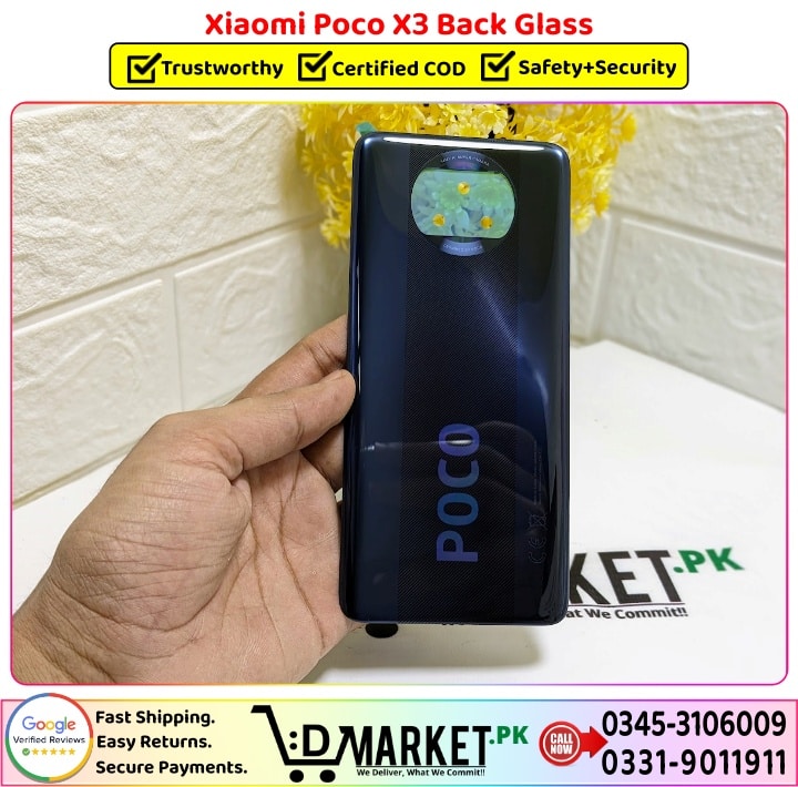Xiaomi Poco X3 Back Glass Price In Pakistan