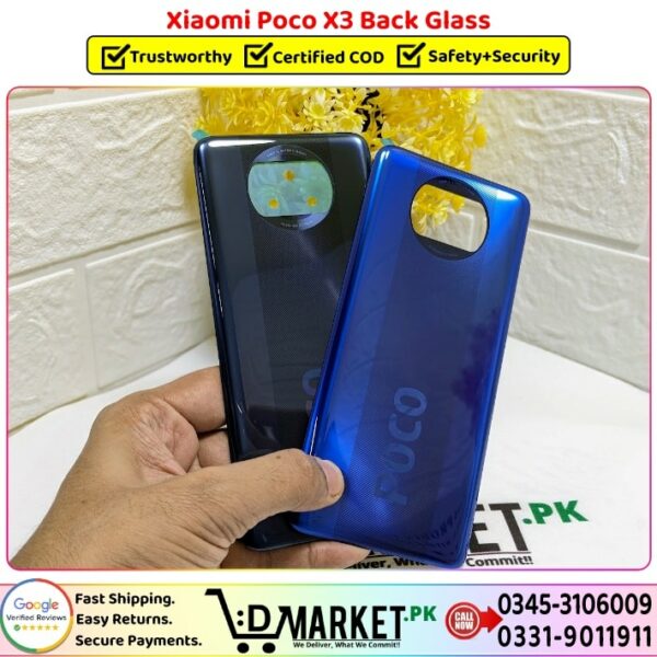 Xiaomi Poco X3 Back Glass Price In Pakistan
