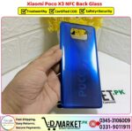 Xiaomi Poco X3 NFC Back Glass Price In Pakistan
