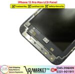 iPhone 13 Pro Max LCD Panel Price In Pakistan