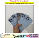 iPhone 13 Pro Used Price In Pakistan