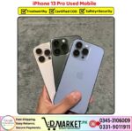 iPhone 13 Pro Used Price In Pakistan