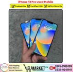 iPhone 13 Pro Used Price In Pakistan