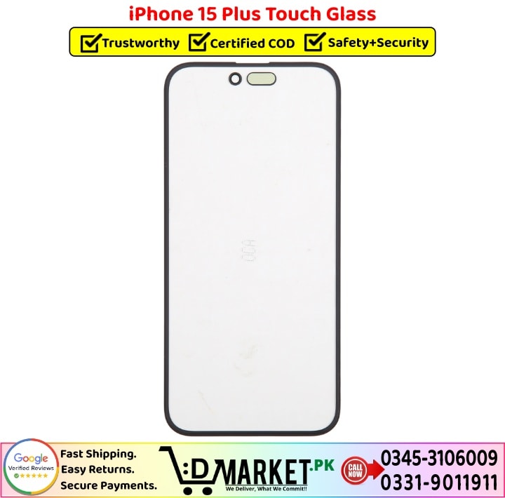 iPhone 15 Plus Touch Glass Price In Pakistan