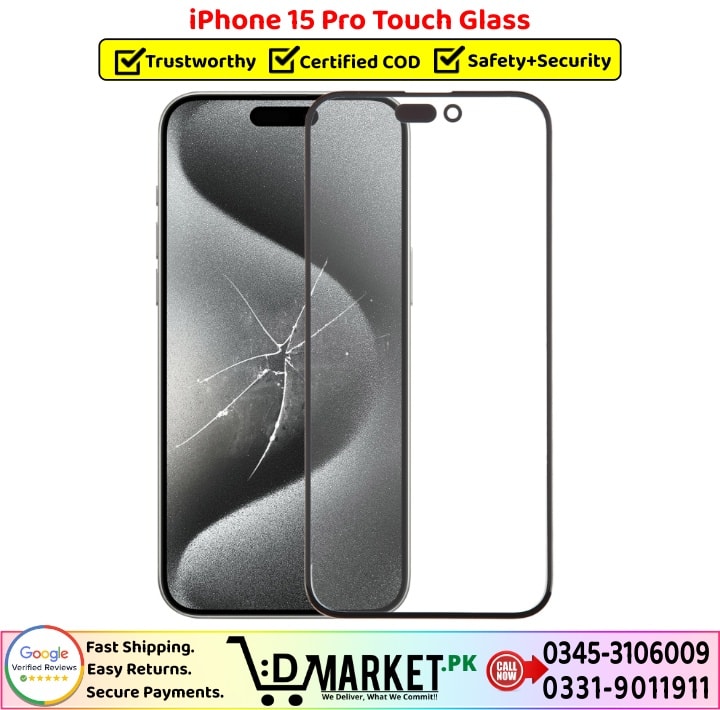 iPhone 15 Pro Touch Glass Price In Pakistan