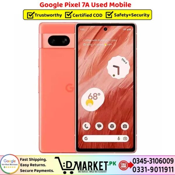 Google Pixel 7A Used Price In Pakistan