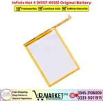 Infinix Hot 4 X557-X556 Original Battery Price In Pakistan