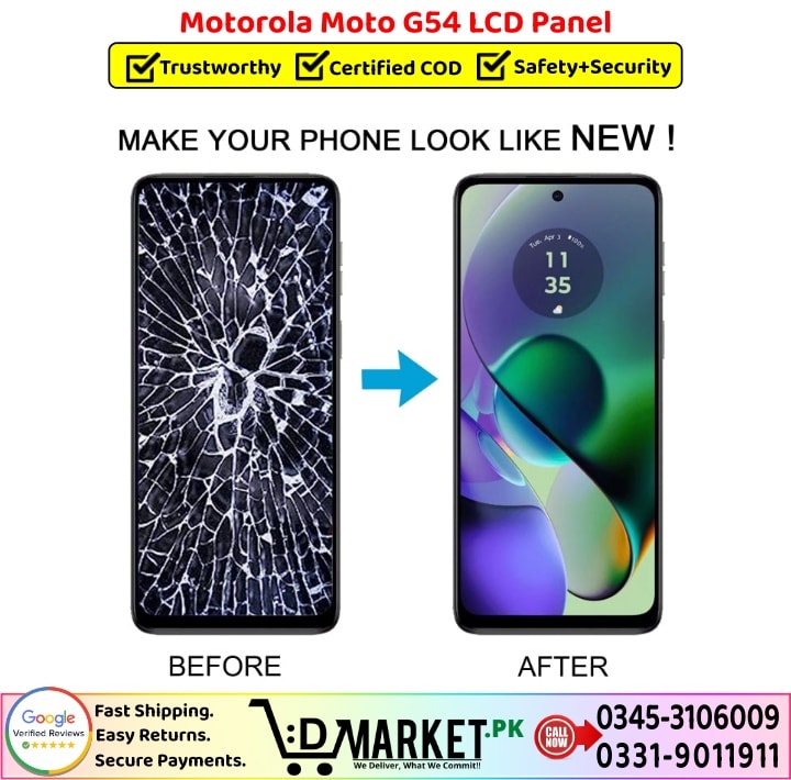 Motorola Moto G54 5G LCD Panel Price In Pakistan