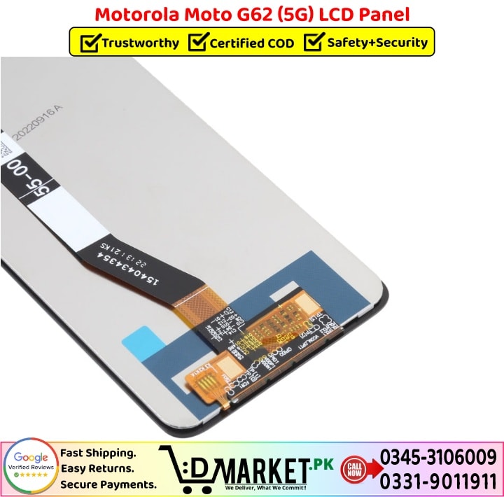 Motorola Moto G62 5G LCD Panel Price In Pakistan