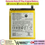 Motorola Moto G7 Play Original Battery Price In Pakistan