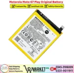 Motorola Moto G7 Play Original Battery Price In Pakistan