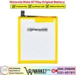 Motorola Moto G7 Play Original Battery Price In Pakistan