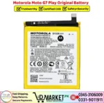 Motorola Moto G7 Play Original Battery Price In Pakistan