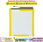 Motorola Moto Z3 Original Battery Price In Pakistan