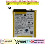 Motorola Moto Z3 Play Original Battery Price In Pakistan