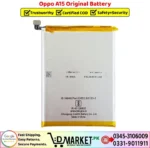 Oppo A15 Original Battery Price In Pakistan
