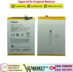 Oppo A53s Original Battery Price In Pakistan