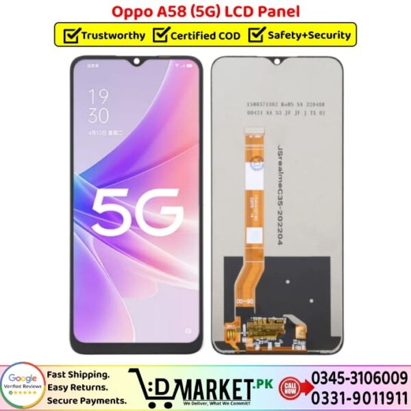 Oppo A58 5G LCD Panel Price In Pakistan
