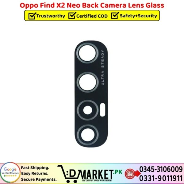 Oppo Find X2 Neo Back Camera Lens Glass Price In Pakistan