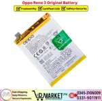 Oppo Reno 3 Original Battery Price In Pakistan