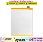 Oppo Reno 3 Original Battery Price In Pakistan