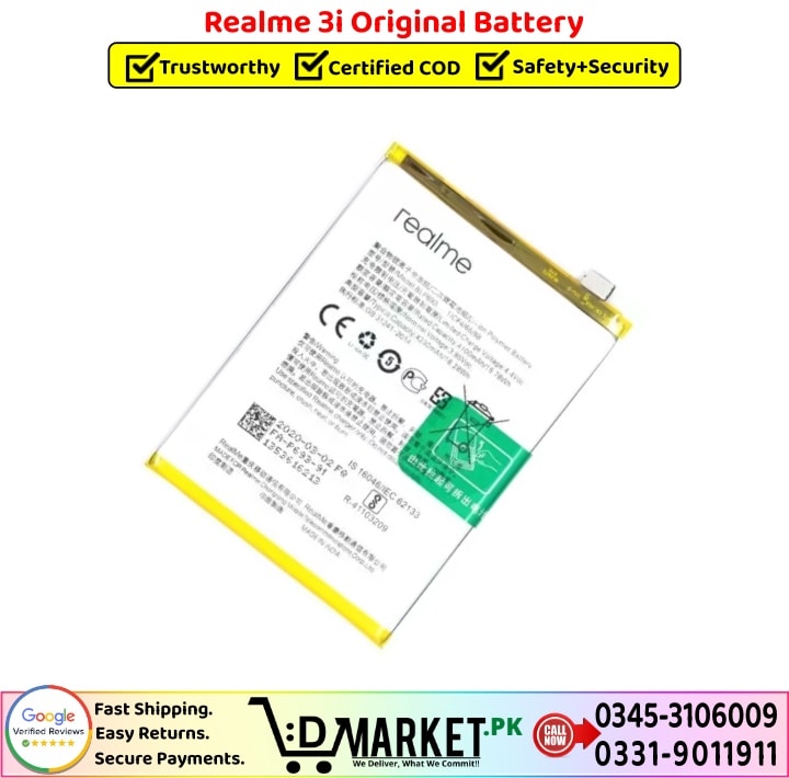 Realme 3i Original Battery Price In Pakistan 1 1