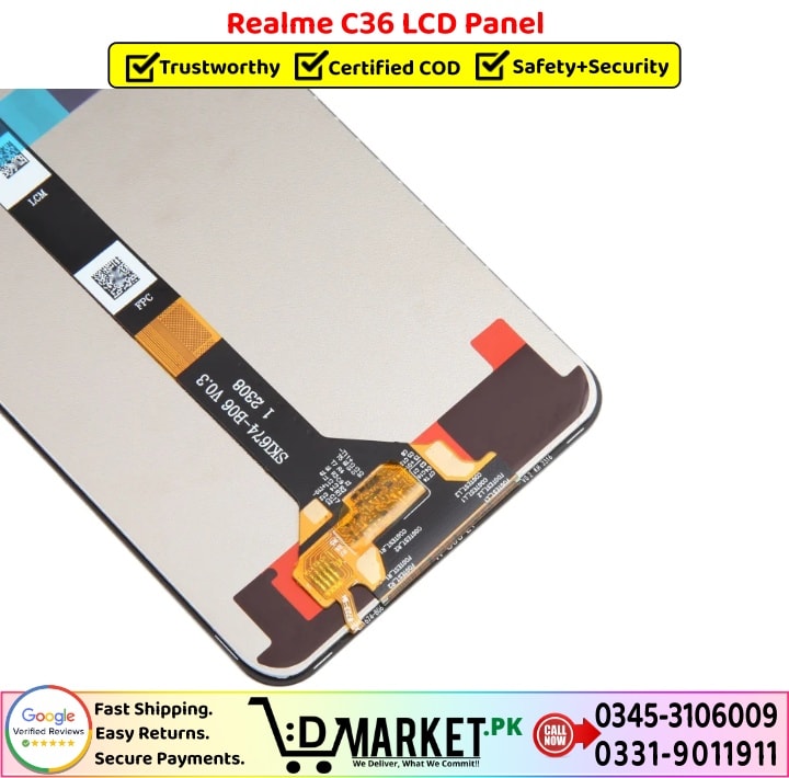 Realme C36 LCD Panel Price In Pakistan