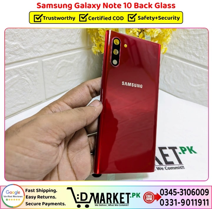 Samsung Galaxy Note 10 Back Glass Price In Pakistan