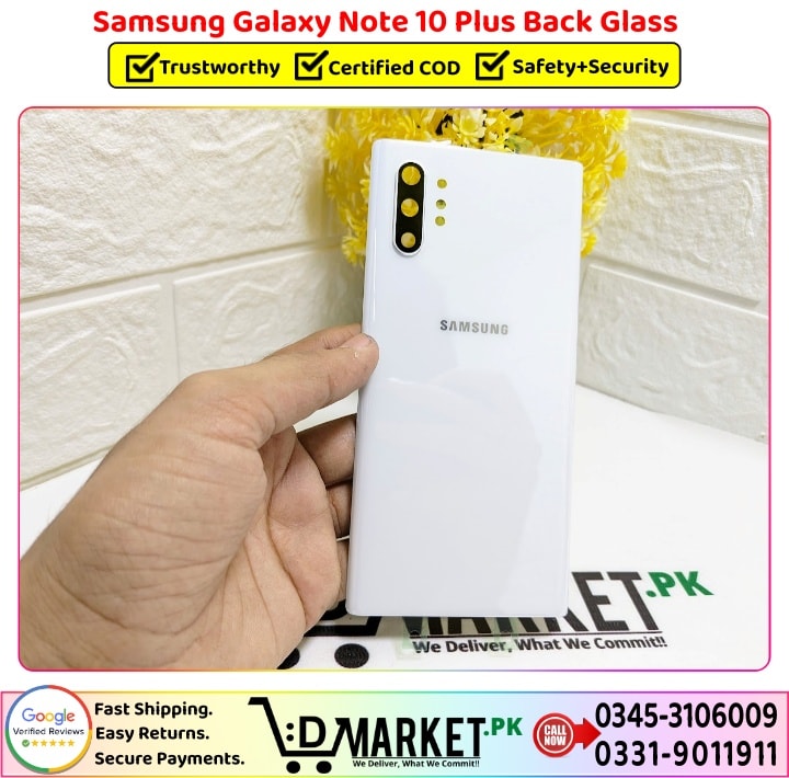 Samsung Galaxy Note 10 Plus Back Glass Price In Pakistan