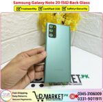 Samsung Galaxy Note 20 5G Back Glass Price In Pakistan