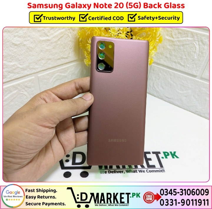 Samsung Galaxy Note 20 5G Back Glass Price In Pakistan