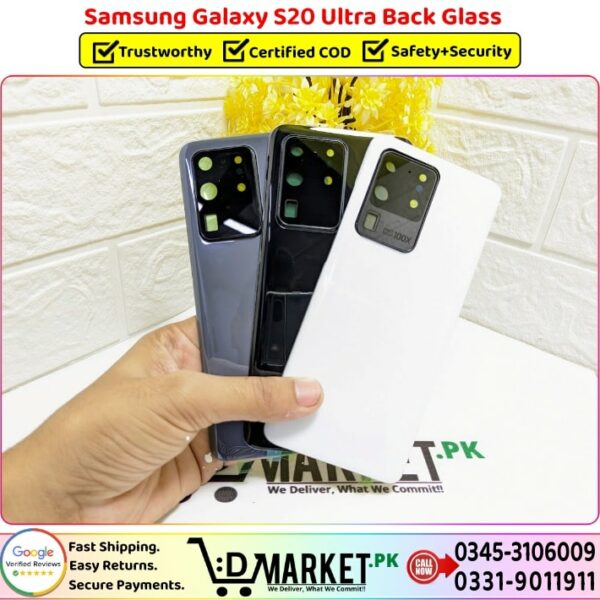 Samsung Galaxy S20 Ultra Back Glass Price In Pakistan