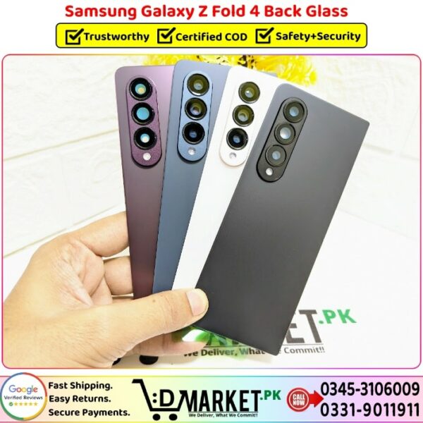 Samsung Galaxy Z Fold 4 Back Glass Price In Pakistan