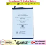 Tecno Camon 15 Original Battery - Image 2