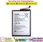 Tecno Spark 5 Pro Original Battery Price In Pakistan