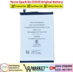 Tecno Spark Go 2020 Original Battery - Image 2