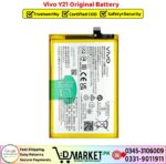 Vivo Y21 Original Battery Price In Pakistan