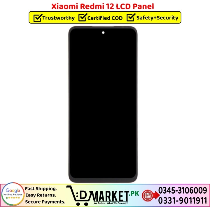 Xiaomi Redmi 12 LCD Panel Price In Pakistan 1 3