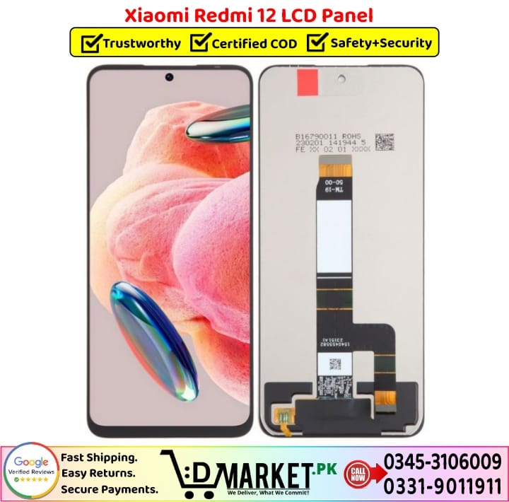 Xiaomi Redmi 12 LCD Panel Price In Pakistan