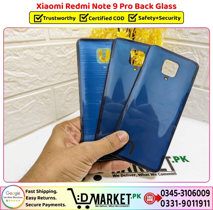 Xiaomi Redmi Note 9 Pro Back Glass Price In Pakistan 1 4