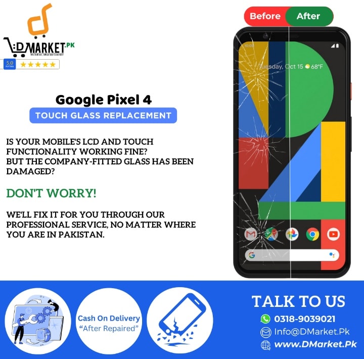 Google Pixel 4 Touch Glass Repair Cost