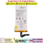Google Pixel 4 XL Original Battery Price In Pakistan